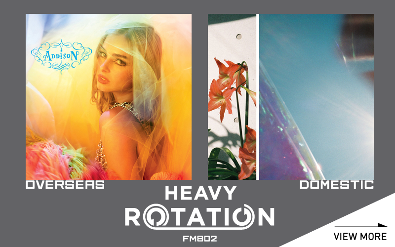 今月のFM802 HEAVY ROTATIONは邦楽『僕のそばに / シャイトープ』洋楽『Headphones On / Addison Rae』