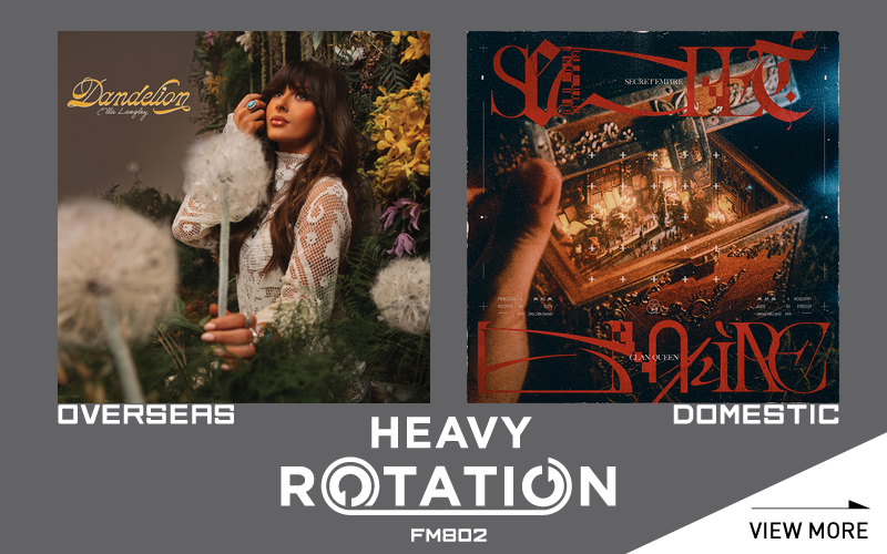 今月のFM802 HEAVY ROTATIONは邦楽『無花果 / CLAN QUEEN』洋楽『Loving Life Again / Ella Langley』