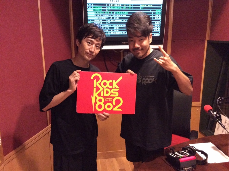 ただいま #RK802 に  #Crossfaith（@CrossfaithJapan）がスタジオ生出演中！！