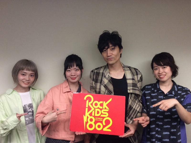 #RK802 ☆GUEST：SHISHAMO（@SHISHAMO_BAND）