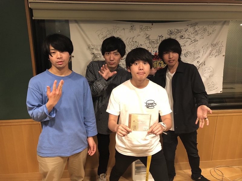 2019/ 6/27ゲスト：the quiet room(@the_quiet_room  )  #RI802  #FM802 #わっちゃねい