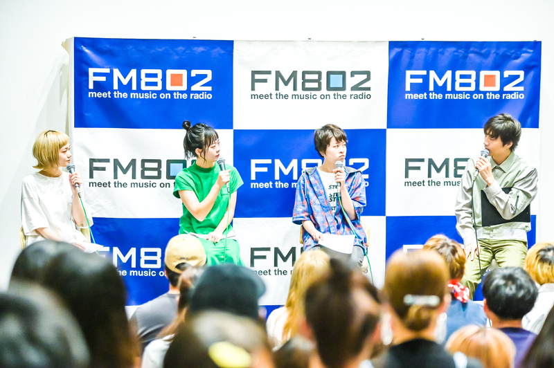 《#RK802 ロジカル・エアーノート MY REQUEST》 SHISHAMOをゲストに迎えたTALK MEETINGの模様をO.A!! vol.4