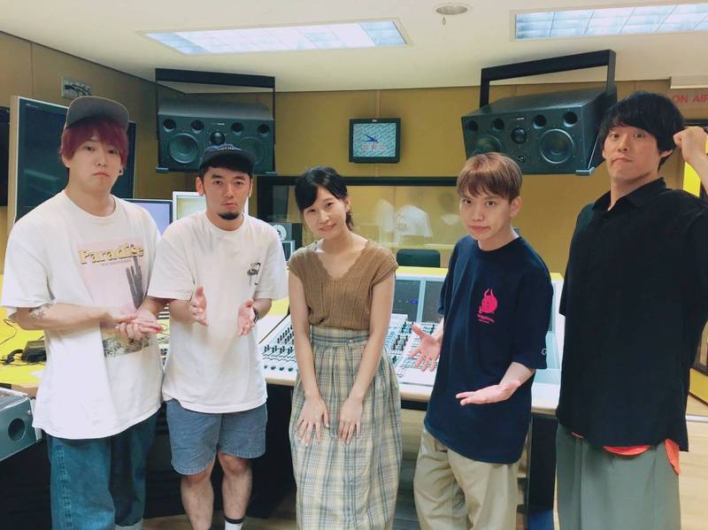 #起きたら802 GUEST : 04 Limited Sazabys( @04LS_nagoya )