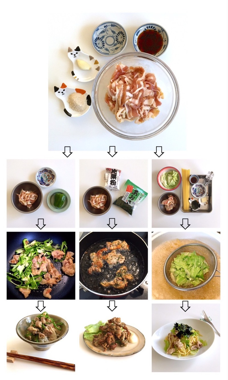 ☆おみそはんとジャスタジスイ「３WAYポーク」　#802TAP