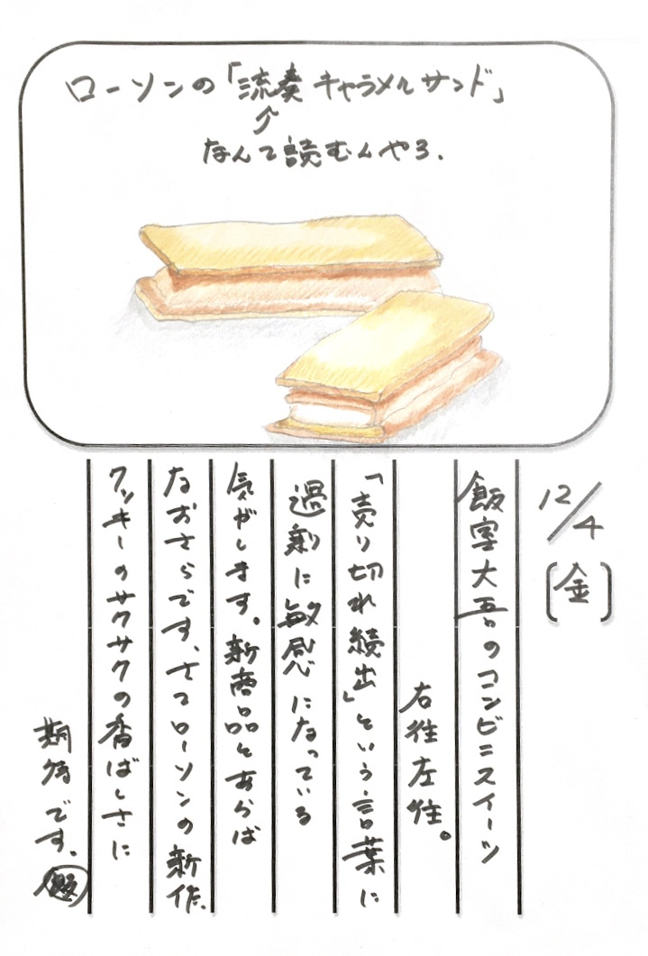 ◇ 2020/12/04 #Map802 飯室絵日記 vol.126 ◇