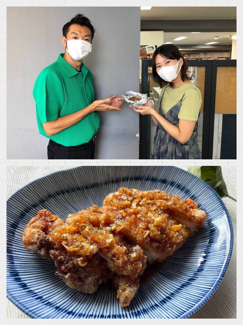 #おはたく 「YOMEちゃんのさっぱりソースの油淋鶏」をご紹介♪