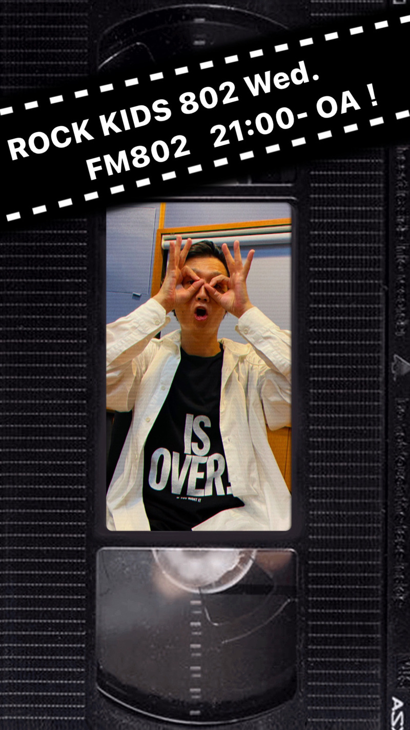 今夜は THE ORAL CIGARETTES 登場 !! #RK802 Wednesday !!