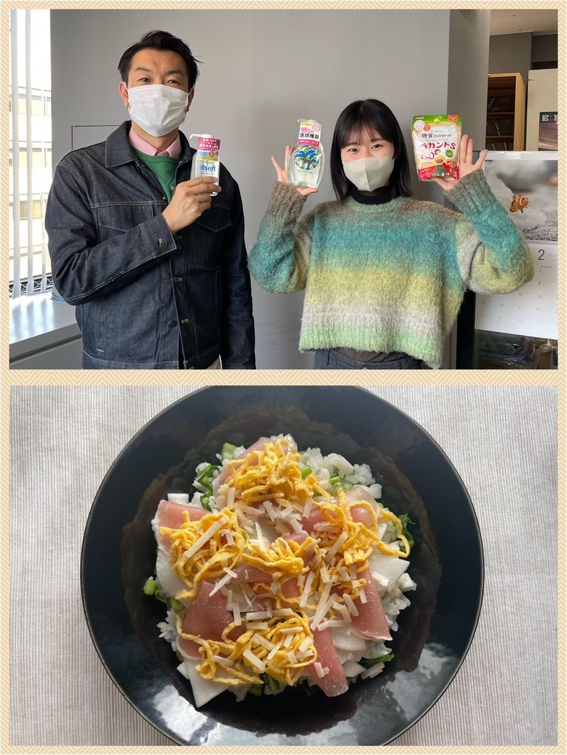 #おはたく 「　ひなまつりに、春野菜のちらし寿司　 」をご紹介♪