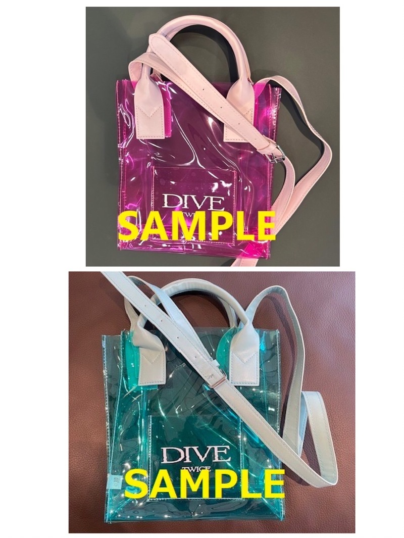 なな金プレゼント ☆TWICE 「DIVE」オリジナルクリアバッグ  ☆