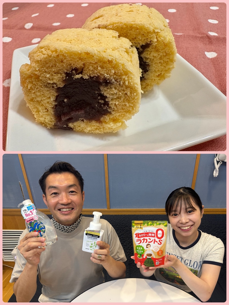 #おはたく　「低糖質なあんこロールケーキ」をご紹介♪