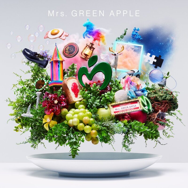 電話でNo.1予想をして【 Mrs. GREEN APPLE アニバーサリーベストアルバム『 10 』アクリルステッカー 】をゲット！