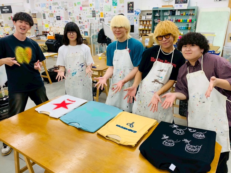 2025/09/25 【コンタクトのハートアップFirst Challenge ガラクタがシルクスクリーンで Tシャツ作り】