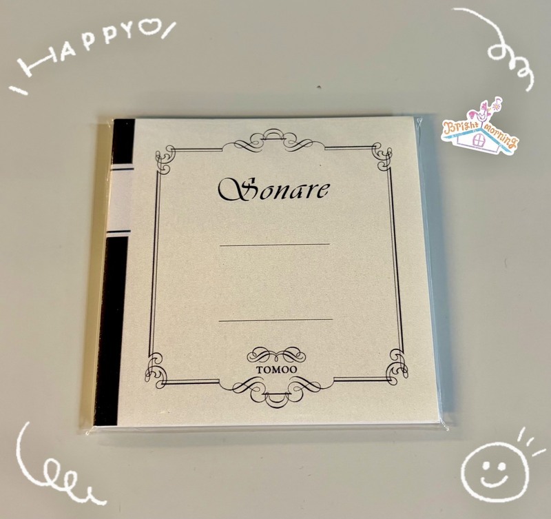 ★なな金プレゼント『 TOMOO 「ソナーレ」ジャケ写付箋 』をプレゼント★