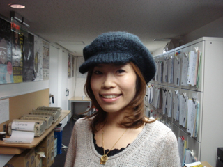 GAPプレゼントをかぶってもらいました。