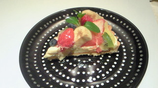 季節のタルトのアップ！