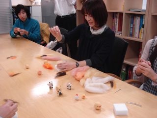 手芸教室の様子
