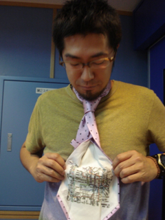 タケダRefresh moment★地下鉄マップネクタイ