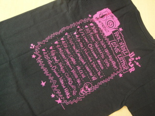 WネームTシャツ・裏