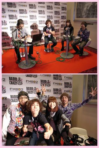 モーモールルギャバン登場＊ from RADIO CRAZY 楽屋前STUDIO