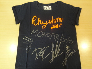 haco. × MIDNIGHT GARAGE コラボTシャツ ＊ MONOBRIGHTサイン入りTシャツ