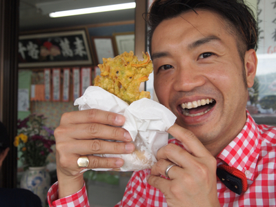 発見のポイントその１は、奥武島の天ぷら！