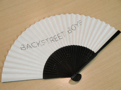 Backstreet Boysの「扇子」