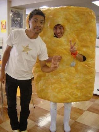 噂の”おあげくん”がスタジオに登場！