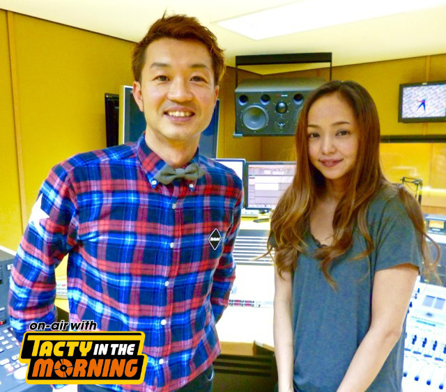 初来局！安室奈美恵さんとのインタビューをオンエア！