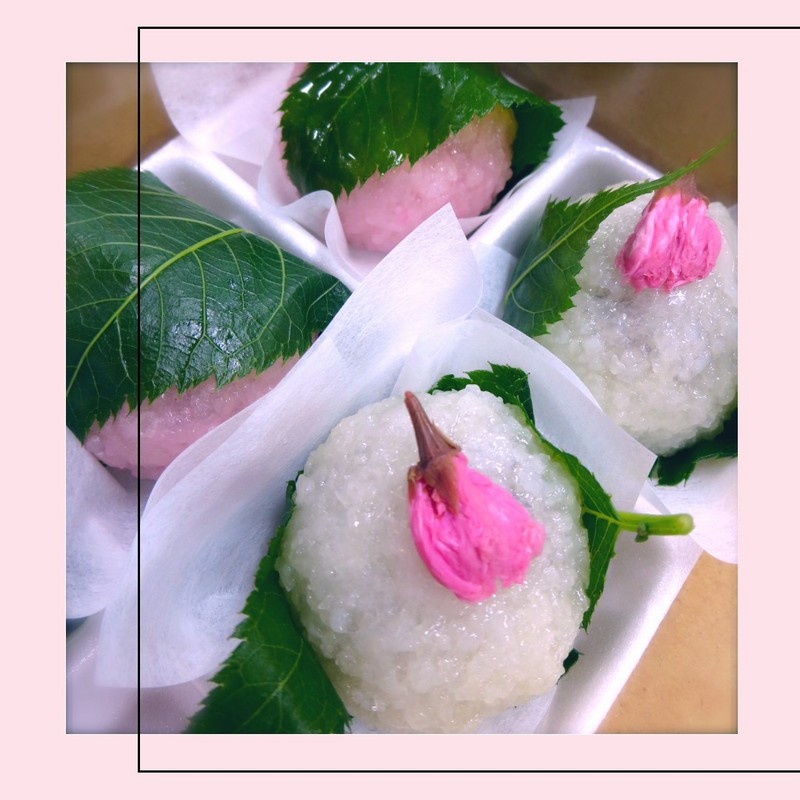 今日のおやつは・・・！「桜餅」