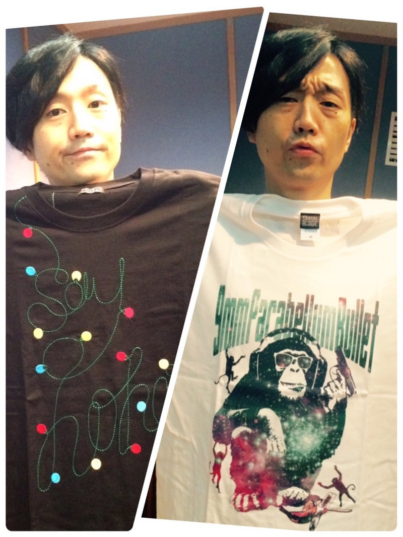 今夜の #RK802 はHIGH! HIGH! HIGH!出演アーティストのTシャツをプレゼント♪