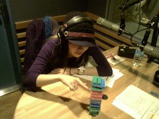 ジェンガ対決中