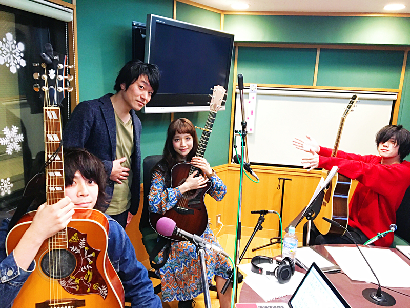 2017/12/14ゲスト： #弾き語り部( @lampinterren @cnr_official @legobigmorl ) #RI802 #FM802