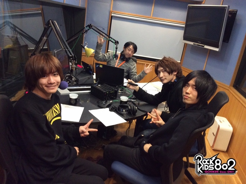 ただいま #RK802 にBURNOUT SYNDROMES（@burnout_live）がスタジオ生出演中！