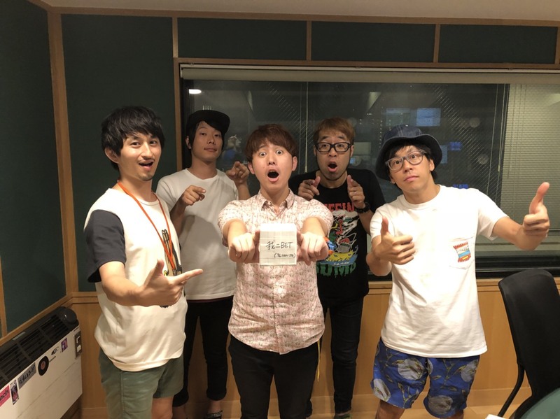 2018/7/19ゲスト：PAN( @54_Adventure   )  #RI802  #FM802 #わっちゃねい